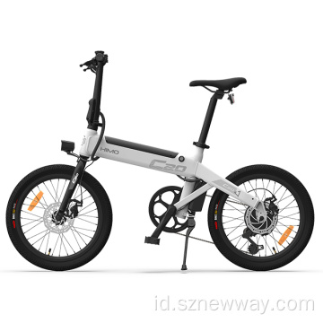 Himo C20 20 inch sepeda sepeda sepeda lipat listrik